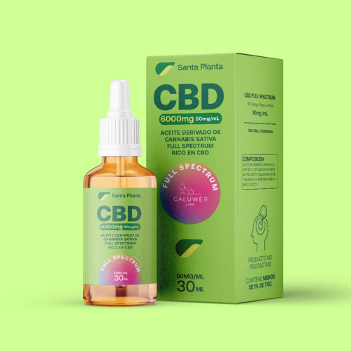 Aceite Esencial SANTA PLANTA 20% CBD 6000mg
