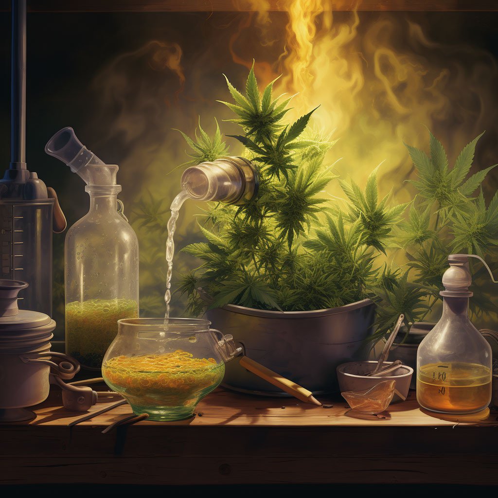 Extracción de CBD por Galuwer Labs